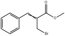 2-Propenoic acid, 2-(bromomethyl)-3-phenyl-, methyl ester 结构式