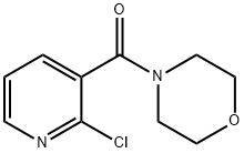2-氯-吡啶-3-酰基吗啉 结构式