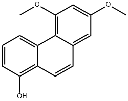 5,7-Dimethoxyphenanthren-1-ol 结构式
