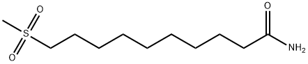 10-甲磺酰基癸酰胺 结构式