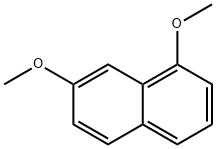 1,7-二甲氧基萘 结构式