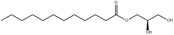 [R,(-)]-1,2,3-Propanetriol 1-laurate 结构式