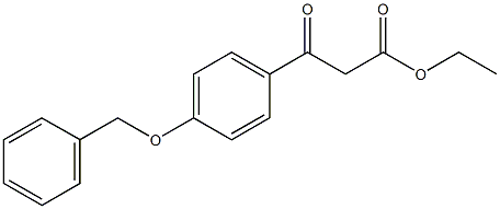 3-[4-(苄氧基)苯基]-3-氧代丙酸乙酯 结构式
