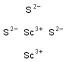 Scandium sulfide 结构式