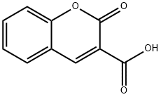 香豆素-3-羧酸 结构式