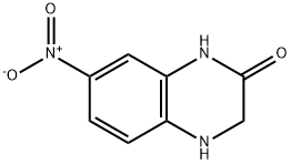 7-硝基-3,4-二氢-1H-喹噁啉-2-酮 结构式