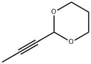 1,3-Dioxane, 2-(1-propynyl)- (9CI) 结构式