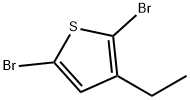 2,5-二溴-3-乙基噻吩 结构式