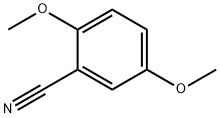 2,5-二甲氧基苯甲腈 结构式