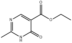 2-甲基-4-羟基嘧啶-5-羧酸乙酯 结构式