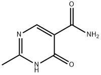2-甲基-4-羟基-5-嘧啶甲酰胺 结构式