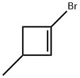 Cyclobutene, 1-bromo-3-methyl- (9CI) 结构式