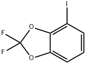 2,2-二氟-4-碘苯并并[D] [1,3]二氧杂环戊烯 结构式