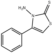 3-Amino-4-phenyl-4-thiazoline-2-thione 结构式