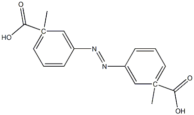 3,3'-Azobisbenzoic acid dimethyl ester 结构式