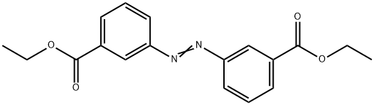 Azobenzene-3,3'-dicarboxylic acid diethyl ester 结构式