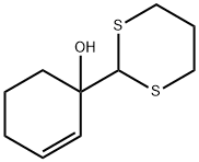 1-(1,3-Dithiane-2-yl)-2-cyclohexen-1-ol 结构式