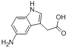 1H-Indole-3-aceticacid,5-amino-(9CI) 结构式