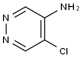 5-氨基-4-氯哒嗪 结构式