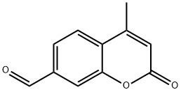 4-甲基-2-氧代-2H-色满-7-甲醛 结构式