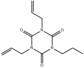 异氰尿酸二烯丙基正丙酯(含稳定剂3,5-二叔丁基-4-羟基甲苯) 结构式