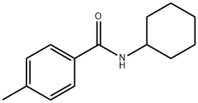 N-环己基-4-甲基苯甲酰胺 结构式