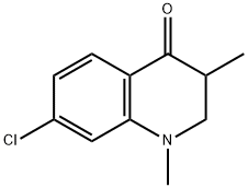 7-Chloro-2,3-dihydro-1,3-dimethylquinolin-4(1H)-one 结构式