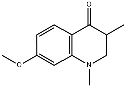 2,3-Dihydro-7-methoxy-1,3-dimethylquinolin-4(1H)-one 结构式