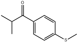 P-(甲硫基)异丁酰苯 结构式