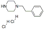 1-苯乙基哌嗪二盐酸盐 结构式