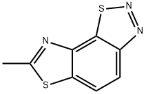 Thiazolo[5,4-g]-1,2,3-benzothiadiazole, 7-methyl- (7CI,8CI) 结构式