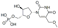 5-methoxymethyl-2'-deoxyuridine-5'-monophosphate 结构式