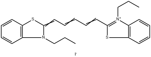 碘化-3,3ˊ-二丙基硫杂二羰花青 结构式