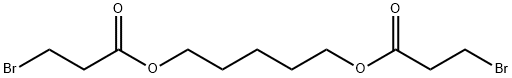 pentane-1,5-diyl bis(3-bromopropionate)  结构式