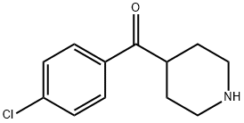 4-(4-氯苯甲酰基)哌啶 结构式