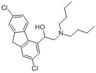 2-(二丁氨基)-1-(2,7-二氯-9H-芴酮-4-基)乙醇 结构式