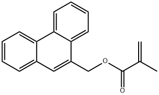 (9-菲基)甲基丙烯酸甲酯 结构式