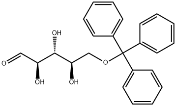 5-O-TRITYL-D-RIBOFURANOSE 结构式