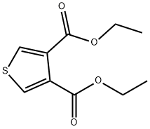 噻吩-3,4-二甲酸乙酯 结构式