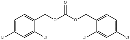 Carbonic acid bis(2,4-dichlorobenzyl) ester 结构式