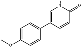 5-(4-甲氧基苯基)吡啶-2(1H)-酮 结构式
