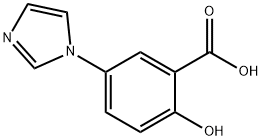 2-羟基-5-(1H-咪唑-1-基)苯甲酸 结构式