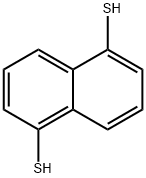 1,5-二巯基萘 结构式