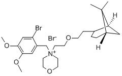 匹维溴铵 结构式