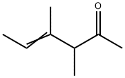 3,4-Dimethyl-4-hexen-2-one 结构式