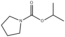 Pyrrolidine-1-carboxylic acid isopropyl ester 结构式