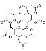 6-O-(2,3,4,6-tetra-O-acetyl-beta-D-glucopyranosyl)-D-glucose 2,3,4,5-tetraacetate 结构式