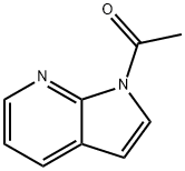 1-乙酰基-1H-吡咯[2,3-B]吡啶 结构式