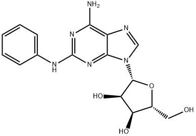 2-苯基氨基腺苷 结构式