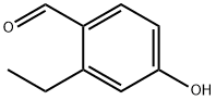 2-乙基-4-羟基苯甲醛 结构式